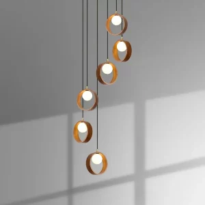 Suspension bois naturel design scandinave moderne pendentif éclairage chaleureux salle à manger villa luminaire bois massif style nordique lumière intérieure épurée élégance naturelle Suspension bois naturel design scandinave moderne pendentif éclairage chaleureux salle à manger villa luminaire bois massif style nordique lumière intérieure épurée élégance naturelle