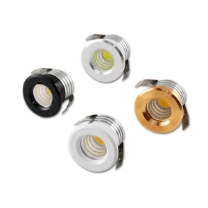Plafonnier LED encastrable design moderne minimaliste lumière COB 3W aluminium finitions métalliques salon chambre cuisine éclairage directionnel économie d’énergie élégance intérieure