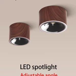 Plafonnier LED bois naturel design scandinave nordique moderne chambre salon éclairage chaleureux économique élégant