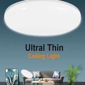 Plafonnier moderne LED design minimaliste lumière uniforme salon chambre cuisine éclairage intérieur élégant économie d’énergie Plafonnier moderne LED design minimaliste lumière uniforme salon chambre cuisine éclairage intérieur élégant économie d’énergie