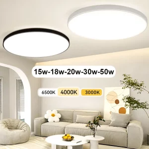 Plafonnier LED moderne design scandinave éclairage chaleureux salon chambre cuisine économie d’énergie certification ROHS aluminium PVC Plafonnier LED moderne design scandinave éclairage chaleureux salon chambre cuisine économie d’énergie certification ROHS aluminium PVC