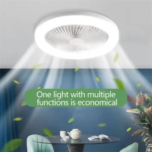 Plafonnier LED intelligent design contemporain ventilateur intégré silencieux éclairage doux salon chambre économies d’énergie esthétique naturelle Plafonnier LED intelligent design contemporain ventilateur intégré silencieux éclairage doux salon chambre économies d’énergie esthétique naturelle