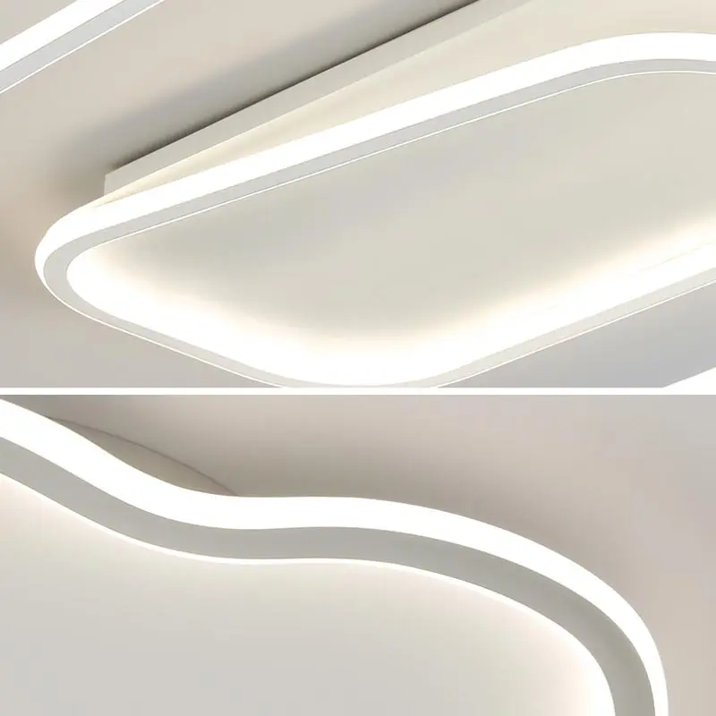 Plafonnier LED métal design moderne nordique luminaire salle à manger chambre cuisine éclairage uniforme économies d’énergie élégant