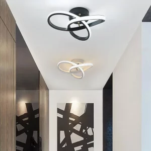 Plafonnier LED tricolore minimaliste moderne pour chambres salons vestiaires luminaires Plafonnier LED tricolore minimaliste moderne pour chambres salons vestiaires luminaires