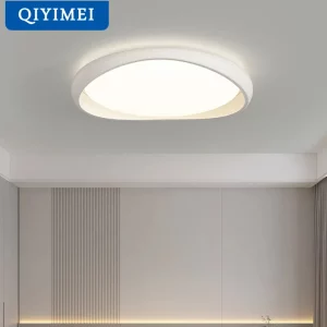 Plafonnier LED bois naturel design scandinave nordique moderne chambre salon éclairage chaleureux économique élégant