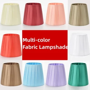 Abat-jour créatif tissu plissé moderne design coloré pour salon chambre bureau ambiance chaleureuse élégante personnalisable Abat-jour créatif tissu plissé moderne design coloré pour salon chambre bureau ambiance chaleureuse élégante personnalisable