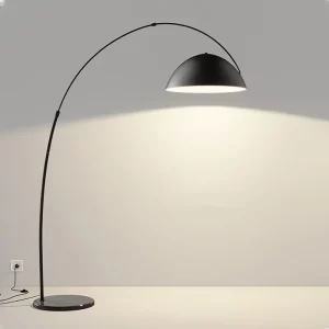 Lampadaire moderne noir mat E27 luminaire de luxe luminaire décoratif d’intérieur idéal pour un salon Lampadaire moderne noir mat E27 luminaire de luxe luminaire décoratif d’intérieur idéal pour un salon
