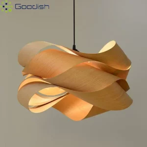 Suspension bois naturel design nordique moderne éclairage intérieur LED luminaire salle à manger salon chambre restaurant lumière chaleureuse économique élégant Suspension bois naturel design nordique moderne éclairage intérieur LED luminaire salle à manger salon chambre restaurant lumière chaleureuse économique élégant