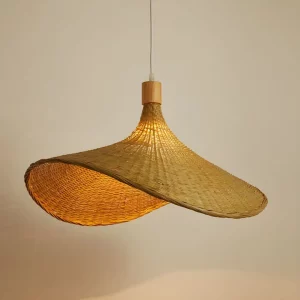 Suspension lamp en rotin et bois naturel design bohème scandinave lumière douce chambre salon restaurant éclairage intérieur moderne économies d’énergie Suspension lamp en rotin et bois naturel design bohème scandinave lumière douce chambre salon restaurant éclairage intérieur moderne économies d’énergie