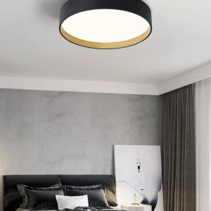 Plafonnier LED bois naturel design scandinave nordique moderne chambre salon éclairage chaleureux économique élégant