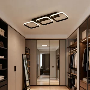 Plafonnier LED moderne lumière carrée design minimaliste chambre salon salle à manger éclairage uniforme certification CCC UL FCC Plafonnier LED moderne lumière carrée design minimaliste chambre salon salle à manger éclairage uniforme certification CCC UL FCC