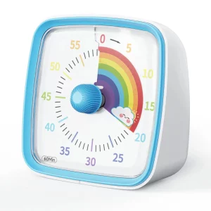 Minuterie visuelle Yunbaoit veilleuse  compte à rebours 60 minutes  salle d’irritation silencieuse pour enfants et adultes  maison école décoration