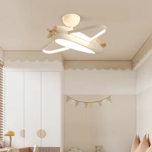 Plafonnier LED bois naturel design scandinave nordique moderne chambre salon éclairage chaleureux économique élégant