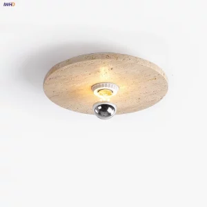 Plafonnier LED travertin design moderne minimaliste éclairage chaleureux naturel salle à manger salon chambre cuisine intérieur décoration élégante économique Plafonnier LED travertin design moderne minimaliste éclairage chaleureux naturel salle à manger salon chambre cuisine intérieur décoration élégante économique