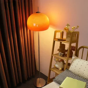 Lampe LED Vintage en Verre Forme Champignon Orange Dégradé Design Moderne Élégant Salon Chambre Bureau Éclairage Chaleureux Économique Lampe LED Vintage en Verre Forme Champignon Orange Dégradé Design Moderne Élégant Salon Chambre Bureau Éclairage Chaleureux Économique