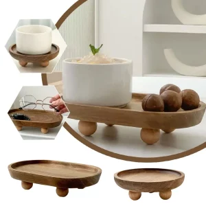 Plateau en bois ovale design scandinave minimaliste pour décoration intérieure salon chambre cuisine bureau support bois naturel élégant durable Plateau en bois ovale design scandinave minimaliste pour décoration intérieure salon chambre cuisine bureau support bois naturel élégant durable