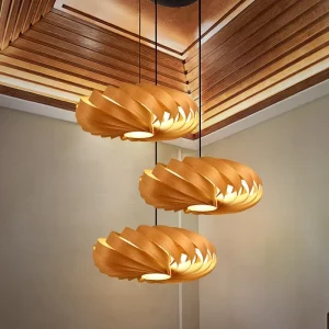 Suspension bois naturel design scandinave nordique moderne éclairage chaleureux salon salle à manger luminaire handmade Suspension bois naturel design scandinave nordique moderne éclairage chaleureux salon salle à manger luminaire handmade