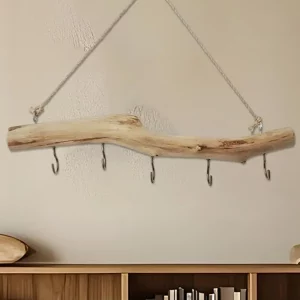 Porte-manteau mural bois flotté naturel design rustique moderne entrée chambre décoration murale élégante durable artisanal Porte-manteau mural bois flotté naturel design rustique moderne entrée chambre décoration murale élégante durable artisanal