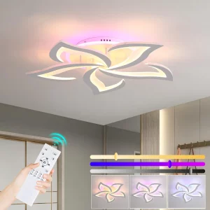 Plafonnier LED encastré acrylique fer design moderne salle à manger chambre salon éclairage ajustable économique télécommande APP Plafonnier LED encastré acrylique fer design moderne salle à manger chambre salon éclairage ajustable économique télécommande APP
