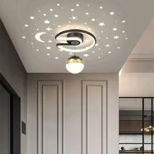 Plafonnier LED en bois naturel design scandinave nordique moderne chambre salon éclairage chaleureux économique élégant