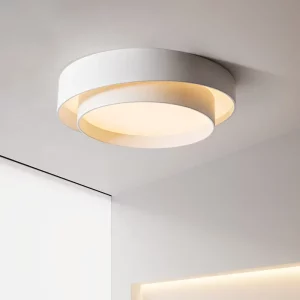 Plafonnier LED design moderne minimaliste en métal  luminaire suspendu pour salon  chambre  éclairage diffus  élégance intemporelle