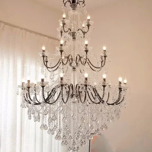 Plafonnier LED cristal design vintage classique baroque hôtel salle à manger foyer éclairage élégant chaleureux luminaire décoratif Plafonnier LED cristal design vintage classique baroque hôtel salle à manger foyer éclairage élégant chaleureux luminaire décoratif