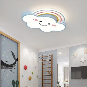 Plafonnier nuage nordique design mignon chambre enfant luminaire kawaii LED arc-en-ciel lumière douce décoration chambre bébé éclairage chaleureux économique Plafonnier nuage nordique design mignon chambre enfant luminaire kawaii LED arc-en-ciel lumière douce décoration chambre bébé éclairage chaleureux économique