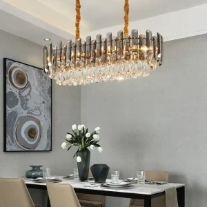 Suspension Cristal Chrome Design Moderne Éclairage Salle à Manger Chambre Salon Luminaire Luxueux Élégant Suspension Cristal Chrome Design Moderne Éclairage Salle à Manger Chambre Salon Luminaire Luxueux Élégant