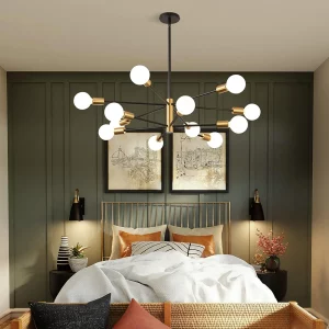 Plafonnier moderne métal design industriel éclairage salon chambre cuisine lumière chaleureuse économique élégant Plafonnier moderne métal design industriel éclairage salon chambre cuisine lumière chaleureuse économique élégant