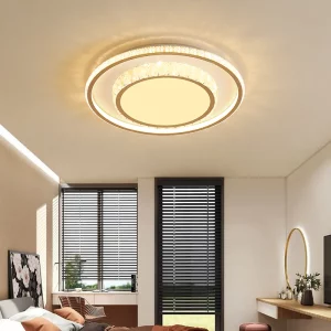Plafonnier LED moderne design scandinave en cristal et métal lumière douce salon chambre salle à manger élégance intérieure économies d’énergie Plafonnier LED moderne design scandinave en cristal et métal lumière douce salon chambre salle à manger élégance intérieure économies d’énergie