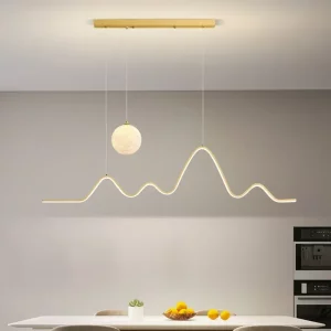 Pendule LED bois naturel design scandinave moderne éclairage chaleureux économique salon chambre cuisine bureau