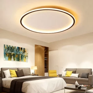 Plafonnier LED métal design moderne minimaliste salon chambre éclairage intérieur lumière douce économie énergie Plafonnier LED métal design moderne minimaliste salon chambre éclairage intérieur lumière douce économie énergie