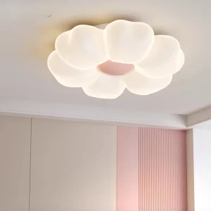Plafonnier LED style fleur chambre enfants lumière douce design moderne Protection des yeux éclairage complet chambre étude Plafonnier LED style fleur chambre enfants lumière douce design moderne Protection des yeux éclairage complet chambre étude
