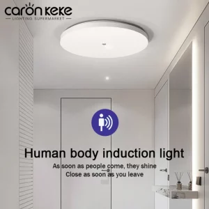 Plafonnier LED design moderne minimaliste détecteur de mouvement lumière diffuse éclairage intelligent économies d’énergie garage couloir escalier salle Plafonnier LED design moderne minimaliste détecteur de mouvement lumière diffuse éclairage intelligent économies d’énergie garage couloir escalier salle