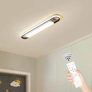 Plafonnier LED moderne design scandinave lumière blanc neutre intérieur salle séjour bureau économie d’énergie éclairage réglable