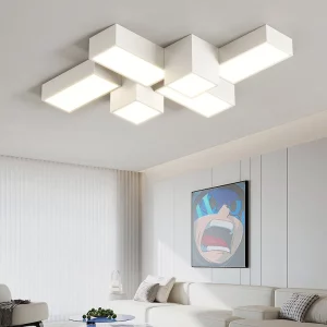 Plafonnier LED design moderne minimaliste style géométrique éclairage décoratif intérieur salon chambre lumière均匀高品質 Plafonnier LED design moderne minimaliste style géométrique éclairage décoratif intérieur salon chambre lumière均匀高品質