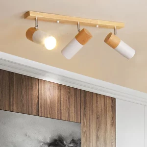 Plafonnier en bois naturel design scandinave moderne rotatif lumière chaleureuse salon salle à manger cuisine éclairage LED économie d’énergie élégance Plafonnier en bois naturel design scandinave moderne rotatif lumière chaleureuse salon salle à manger cuisine éclairage LED économie d’énergie élégance