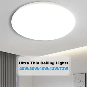 Plafonnier LED rond ultra-mince design moderne épuré éclairage blanc lumière douce chambre salon cuisine économique Plafonnier LED rond ultra-mince design moderne épuré éclairage blanc lumière douce chambre salon cuisine économique