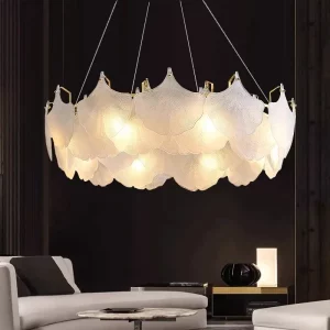 Suspension en verre LED doré design moderne organique salon salle à manger éclairage luxueux chaleureux élégant Suspension en verre LED doré design moderne organique salon salle à manger éclairage luxueux chaleureux élégant