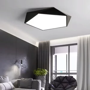 Plafonnier LED moderne design hexagonal minimaliste éclairage salon chambre cuisine élégant économique Plafonnier LED moderne design hexagonal minimaliste éclairage salon chambre cuisine élégant économique