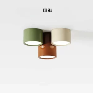 Plafonnier moderne LED cylindre métal design minimaliste chambre salon bureau éclairage intérieur décor intérieur allée couloir chic élégant
