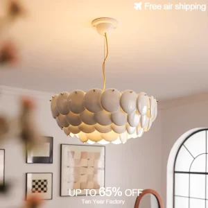 Suspension LED artistique céramique blanche design moderne sculptural salon salle à manger éclairage contemporain élégant luminaire déco intérieure Suspension LED artistique céramique blanche design moderne sculptural salon salle à manger éclairage contemporain élégant luminaire déco intérieure