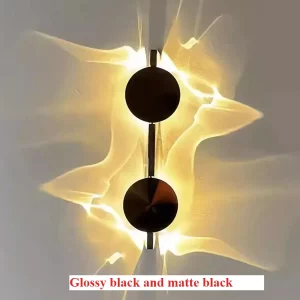Applique murale LED moderne design minimaliste effet ombre ondulé éclairage intérieur salon chambre contemporain élégant lumière douce économies d’énergie Applique murale LED moderne design minimaliste effet ombre ondulé éclairage intérieur salon chambre contemporain élégant lumière douce économies d’énergie