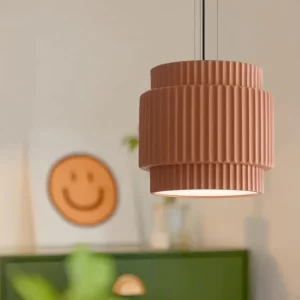 Suspension lumière moderne design minimaliste nordique  éclairage chaleureux pour salon  chambre  salle à manger  brun rosé  installation facile  épuré élégant