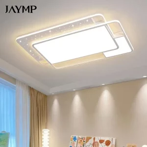 Plafonnier en bois créatif étoile design nordique moderne LED éclairage chaleureux économique pour salon chambre salle à manger