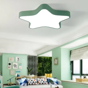 Plafonnier LED étoile design moderne ludique chambre enfants salle jeux lumière douce économie énergie style scandinave nordique acrylique métal Plafonnier LED étoile design moderne ludique chambre enfants salle jeux lumière douce économie énergie style scandinave nordique acrylique métal