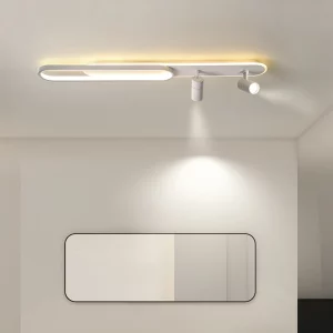 Plafonnier LED moderne design minimaliste projecteurs ajustables lumière chaude économique salon chambre salle à manger éclairage intérieur élégant Plafonnier LED moderne design minimaliste projecteurs ajustables lumière chaude économique salon chambre salle à manger éclairage intérieur élégant