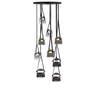 Suspension LED moderne design créatif verre acier inoxydable éclairage plafond salle à manger chambre salon lumière chaleureuse économique élégant Suspension LED moderne design créatif verre acier inoxydable éclairage plafond salle à manger chambre salon lumière chaleureuse économique élégant