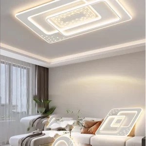 Plafonnier LED métal design nordique moderne étoiles lumière douce salon chambre éclairage intérieur économique élégant Plafonnier LED métal design nordique moderne étoiles lumière douce salon chambre éclairage intérieur économique élégant