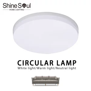 Plafonnier LED moderne design minimaliste lumière chambre salon éclairage intérieur élégant économie d’énergie
